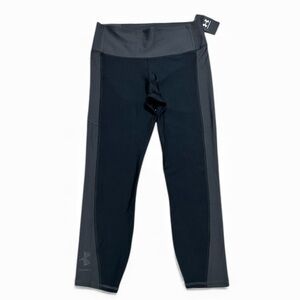 UNDER ARMOUR high rise Compression leggings size Large black ankle length